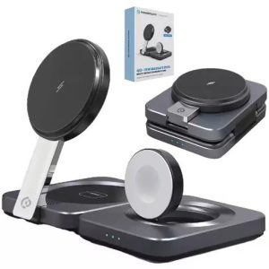 Powerology 3-in-1 Foldable Magnetic Wireless Charger