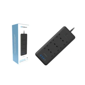 Powerology 6 AC Multi-Port Power Strip 48W