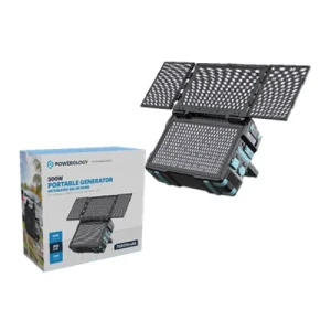 Powerology 76800mAh 300W Portable Generator Integrated Solar Panel