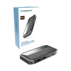 Powerology Audio & Video 4K Capture Card Multi-Device Broadcasting