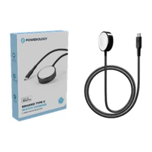 Powerology Braided Type-C Watch Charger 5W 1.2M 4ft