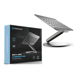 Powerology Multi-Joint Aluminum Stand For Laptop & Tablet