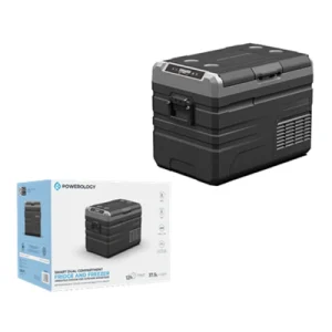 Powerology Smart Dual Compartment Fridge And Freezer Versatile Cooler For Outdoor Adventure